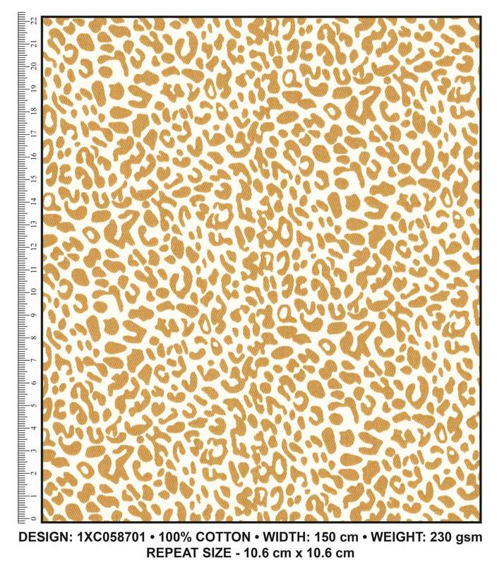 Da Gama 100% Cotton Fabrics Kidz Safari 1XC058701