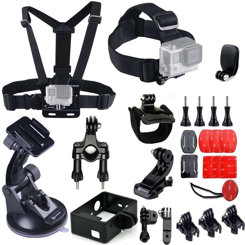 Smatree 25-in-1 Go Pro Accessories Kit for Hero 6/5/4/3+/3/2/1