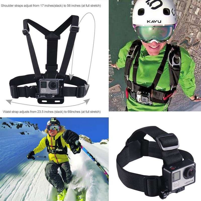Smatree 25-in-1 Go Pro Accessories Kit for Hero 6/5/4/3+/3/2/1