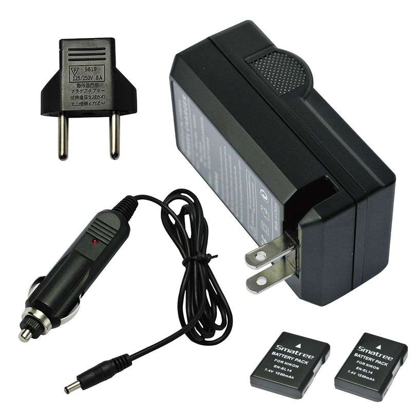 Smatree Nikon EN-EL14 Battery and Charger