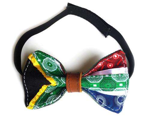 Shweshwe Bow Tie - South African Flag