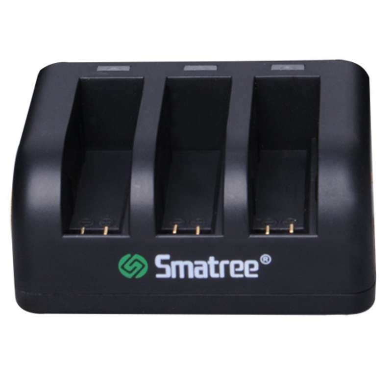 Smatree Replacement Battery (2 Pack) and 3 Channel Charger with USB Cord for GoPro HERO 4