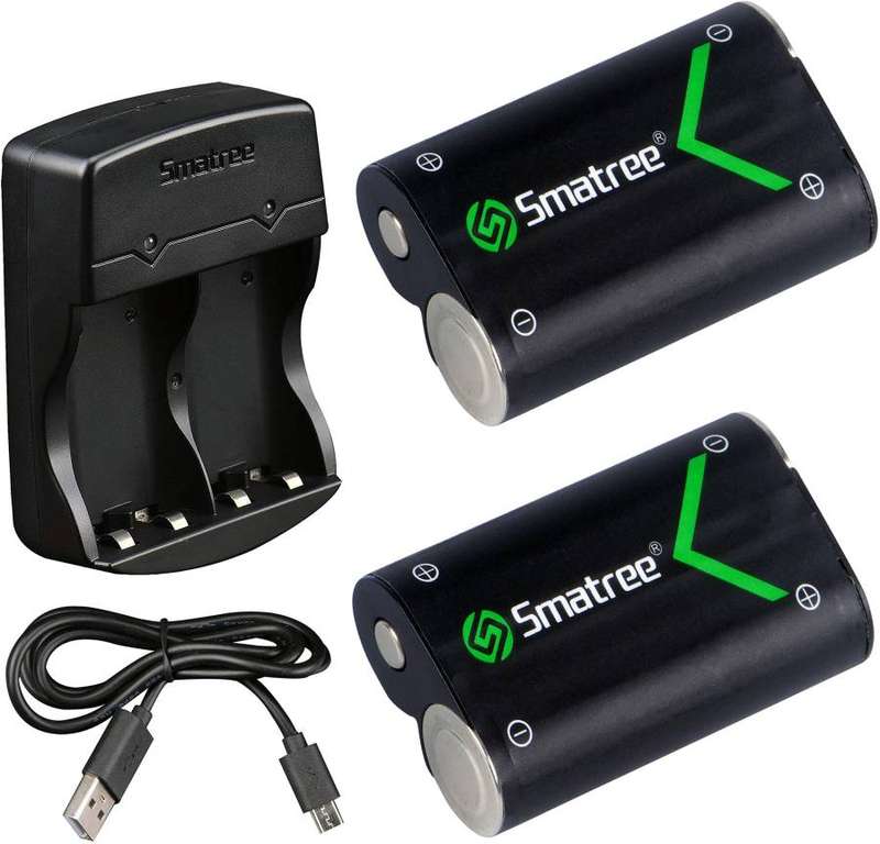Smatree SM-XB1 Xbox One Battery Pack 2 x 2000mAh Rechargeable Batteries
