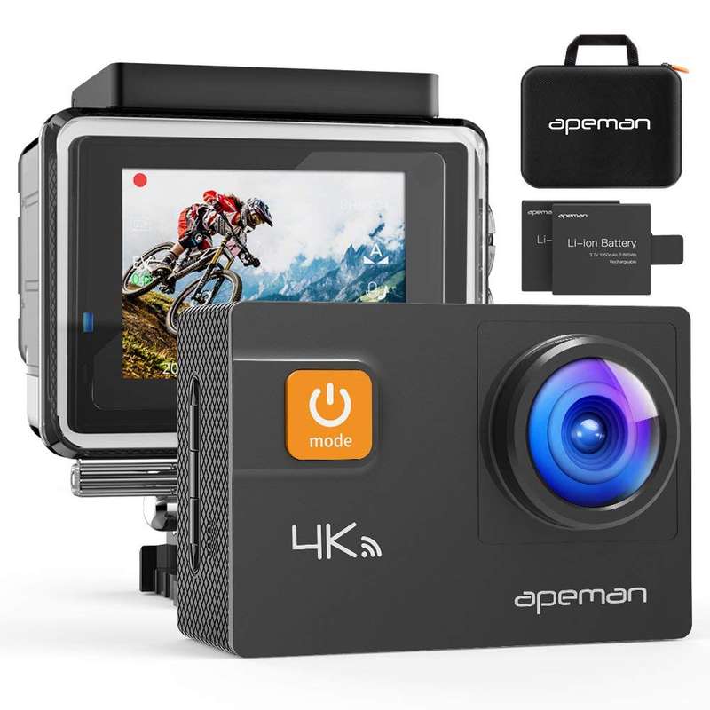 APEMAN 4K 20MP Waterproof Action Camera A80