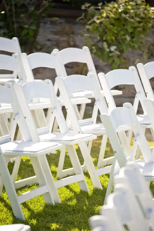 Wimbledon Chairs   Foldable Resin Event Seating