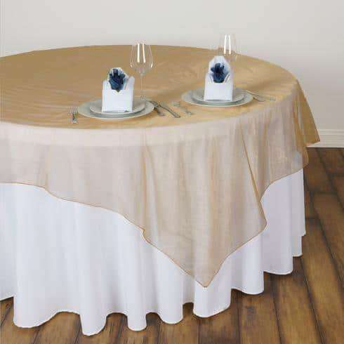 Organza Table Overlays