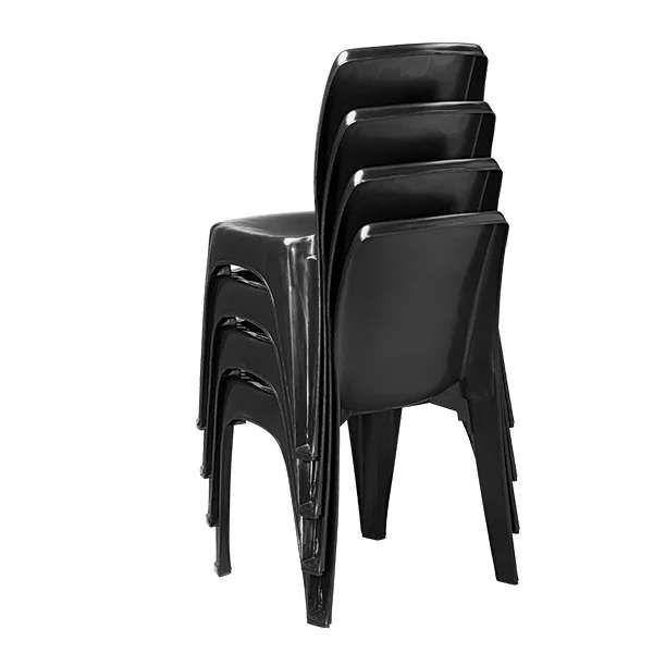 Derby Plastic Chairs Black