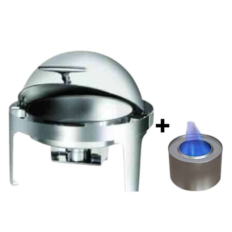 Chafing Dish Roll Top Round No Window