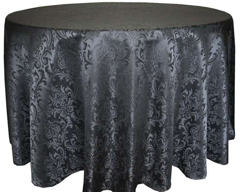 Round Damask Table Cloth 2.8mt