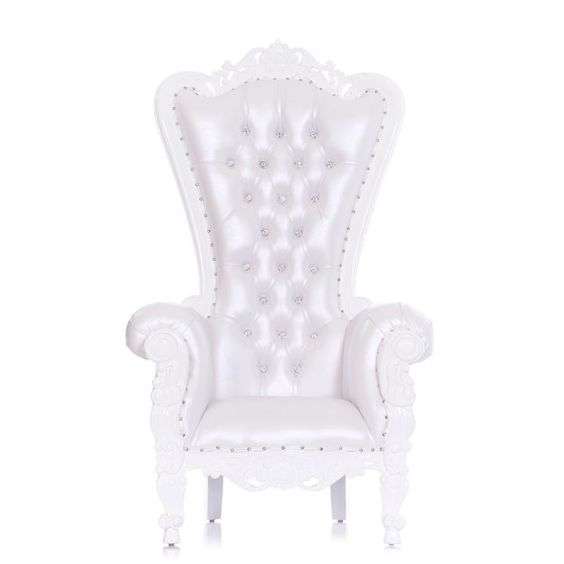 King Padded Back Rest Throne Chair