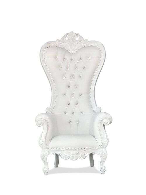 King Padded Back Rest Throne Chair