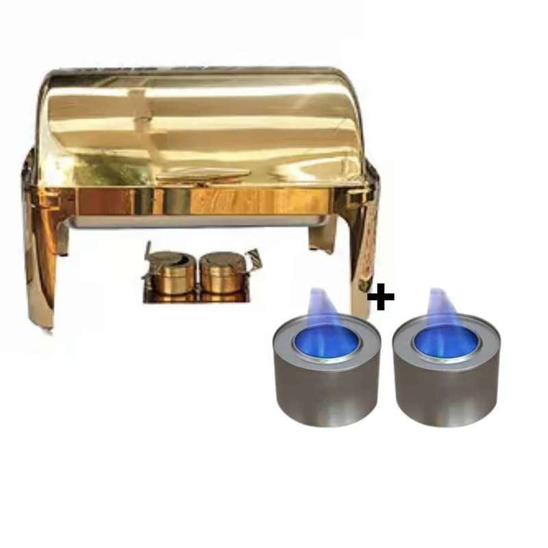 Gold Chafing Dish Without Window