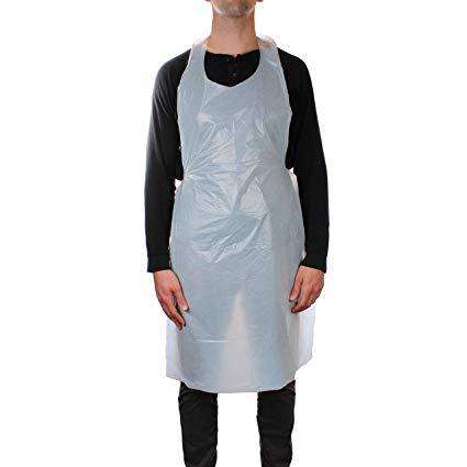 Apron Plastic Disposable 100's