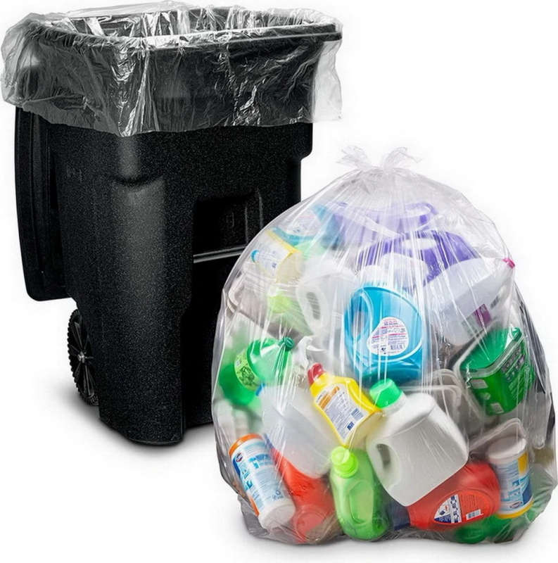 Clear Refuse Bags 760X900X40mic Pack (50)
