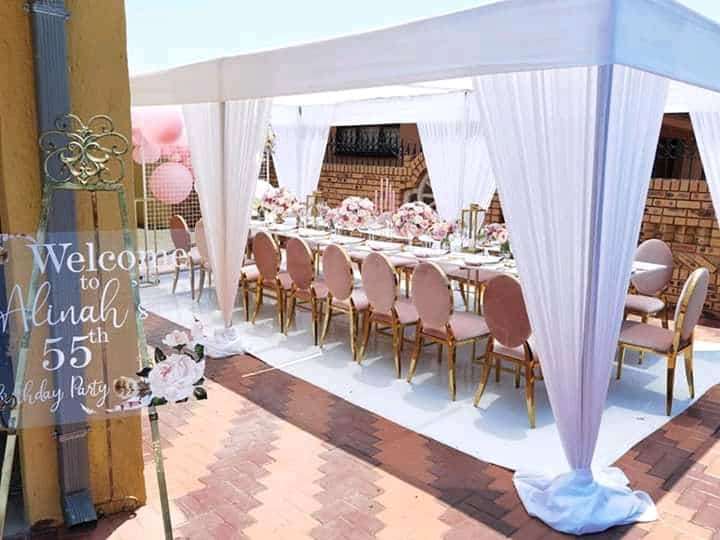 Padded Chair Velvet Covers