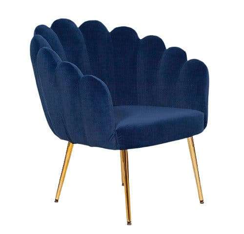 Velvet Flower Chair