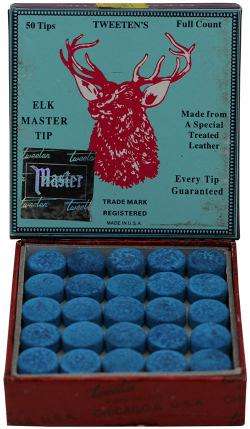 Snooker Blue Master Tip 9mm 50's