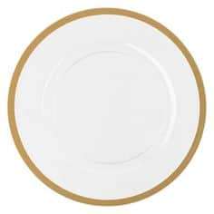Gold Rimmed Plastic Underplate