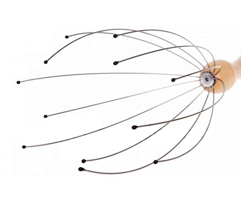 Image result for Wire Head Massager With Wood Handle