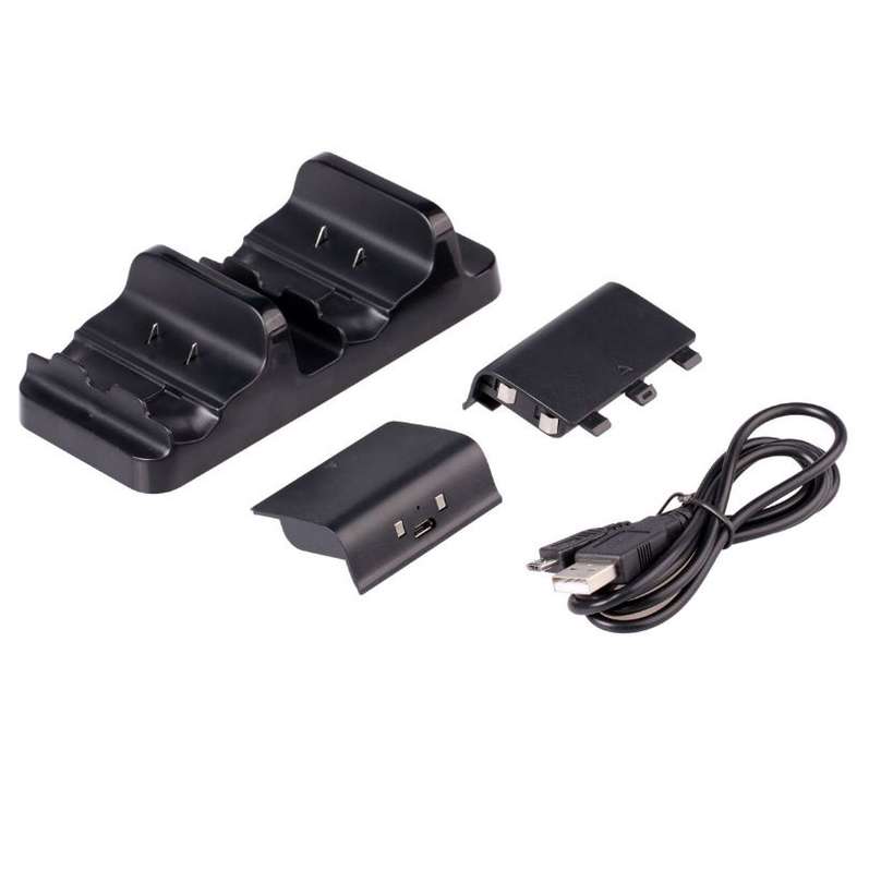 XBOX ONE X Slim Wireless Controller DOBE Dual Charging Dock with Battery