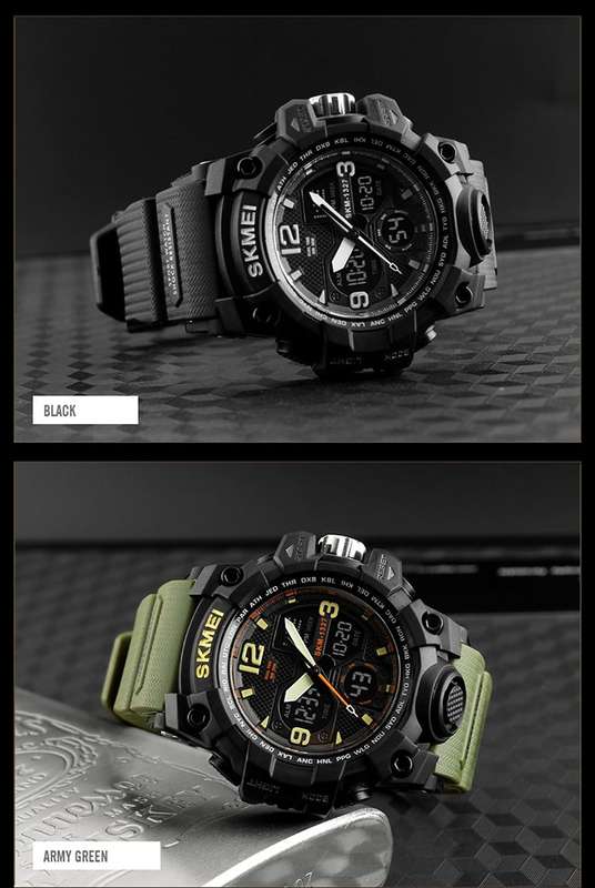 Image result for skmei 1327 army green