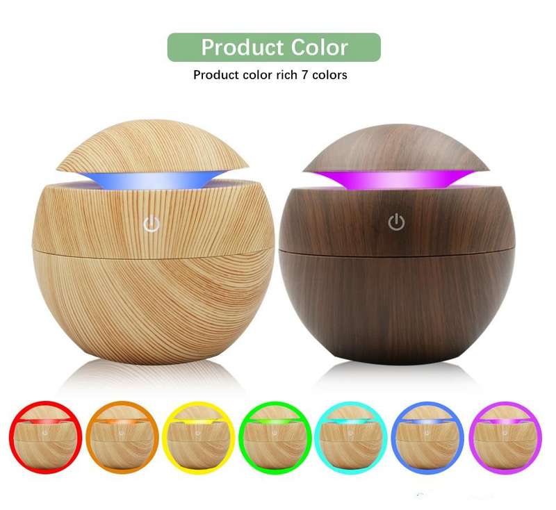 2020 USB Aroma Essential Oil Diffuser Ultrasonic Mist Humidifier ...