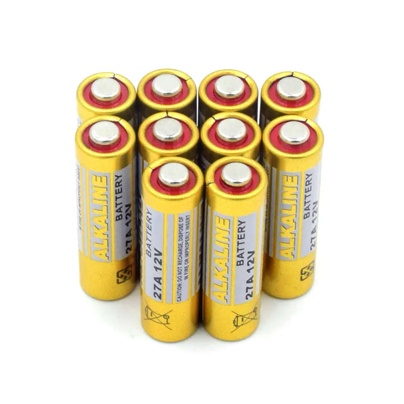 27A 12V Alkaline Battery [Equivalent MN27 L828 A27 V27GA CA22 EL812 G27A] [ Quantity - 10 Pieces ]
