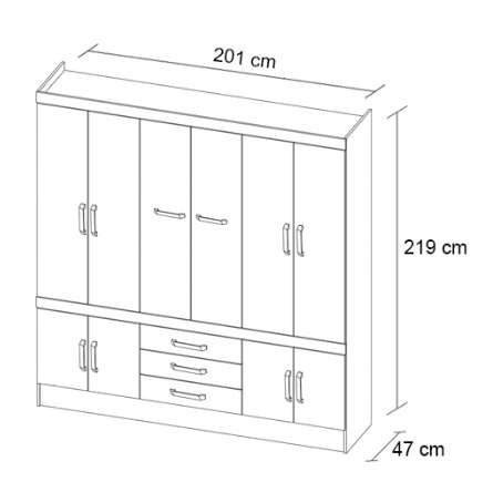 Murano Wardrobe 10D
