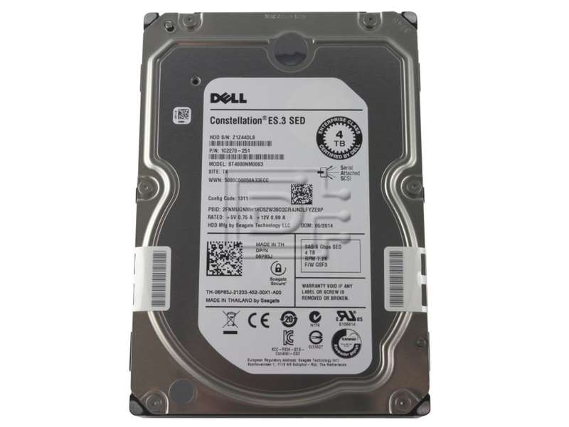 Dell Seagate Constellation 4TB SAS Enterprise ES.3 ST4000NM0063