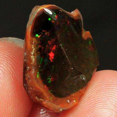 8.3ct Natural Ethiopian Chocolate Opal -Collectable-285