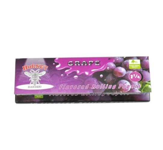 Hornet Grape flavoured rolling papers - 1x50x50