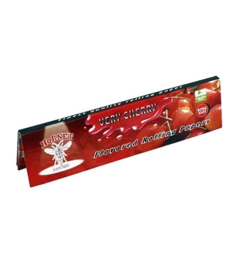 Hornet Very Cherry flavoured rolling papers KING SIZE - 1x25