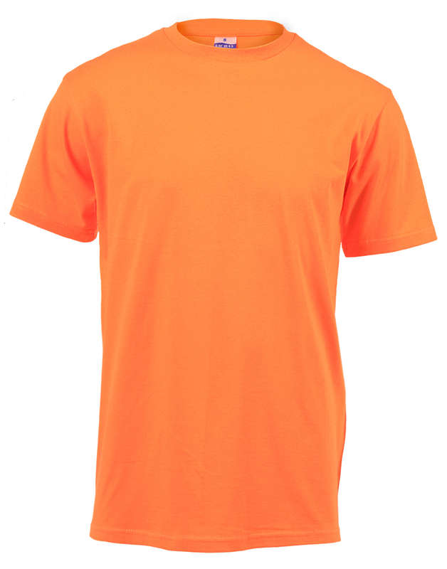 VicBay Unisex Heavy Crew Neck T-Shirt - orange