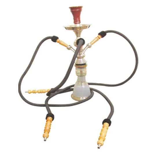 Hubbly Bubbly: Egyptian Shisha Pipe - Small 2-Way stainless steel (PIP002)