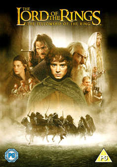 Lord of the Rings: The Fellowship of the Ring (DVD) - used