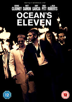 Oceans Eleven (George Clooney,Matt Damon, Brad Pitt, Julia Roberts) (DVD)