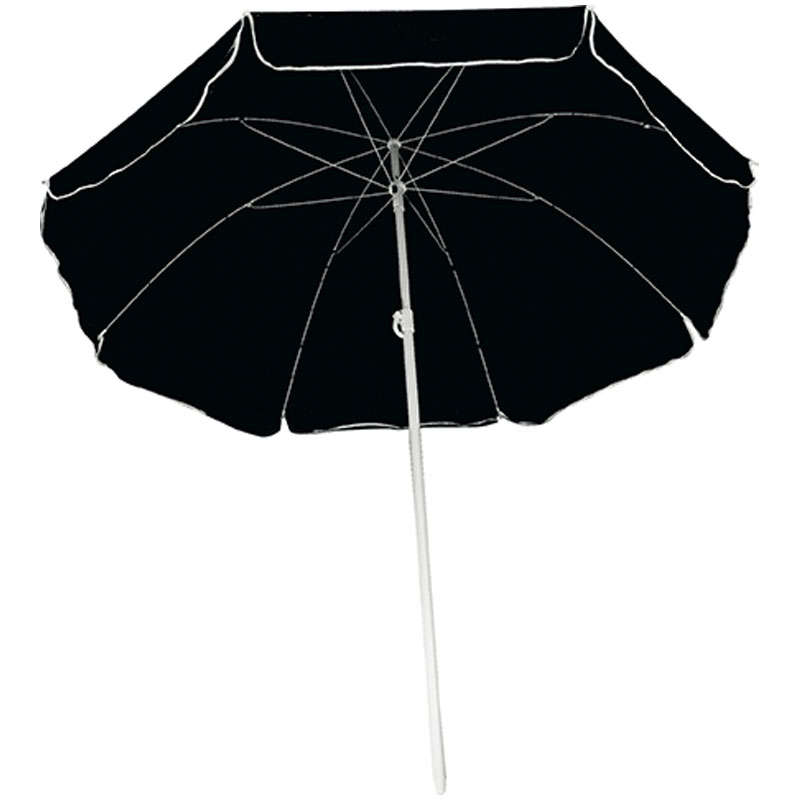 Parasol in transparent bag - black (55070)