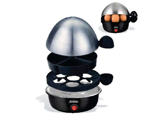 Sunbeam Stainless Steel Egg Boiler and Poacher (SEB-002P)