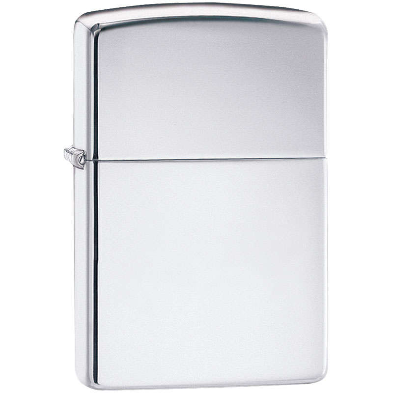 Zippo Lighter: High polish chrome (ZP250)