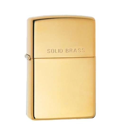 Zippo Lighter: High polish brass (ZP254)