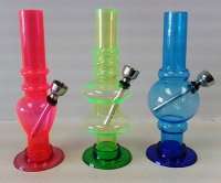 Acrylic water bong - mini, assorted (15cm) (Bong006)
