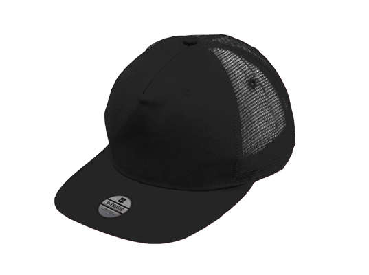 A-Frame Trucker Cap - black