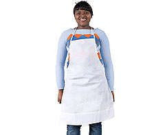 Apron (non-woven) - white (P907W)