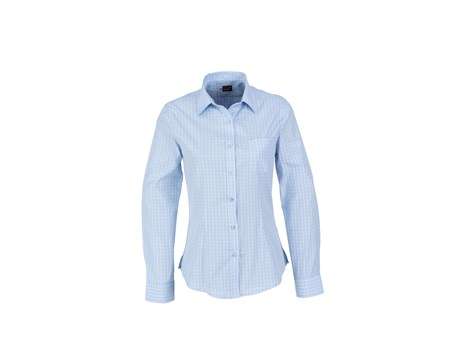 US Basic Aston long sleeve shirt - Ladies - light blue (BAS-3421)