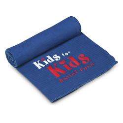 Cuddle fleece blanket  - navy (Gift-9444)