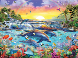 Dolpin Cove (1500pc Puzzle)