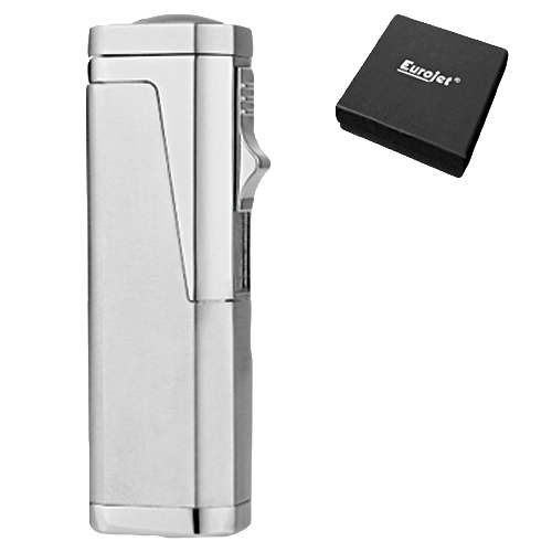 Eurojet Cigar Lighter And Punch - Rio Chrome - 25601