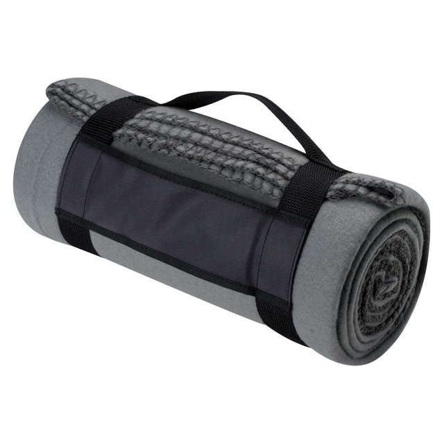 Fleece picnic and sofa blanket - grey (66902)