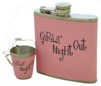 Hip Flask - One cup set - Girls Night Out (FLS027)