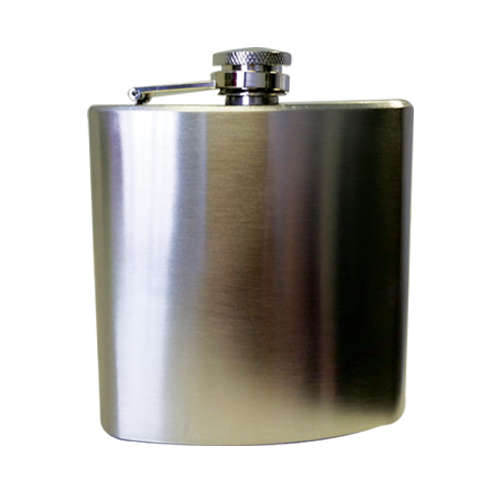 Hip Flask - Stainless Steel 6oz (FLS006)